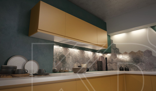 Как желтый цвет в интерьере кухни влияет на настроение и восприятие пространства?